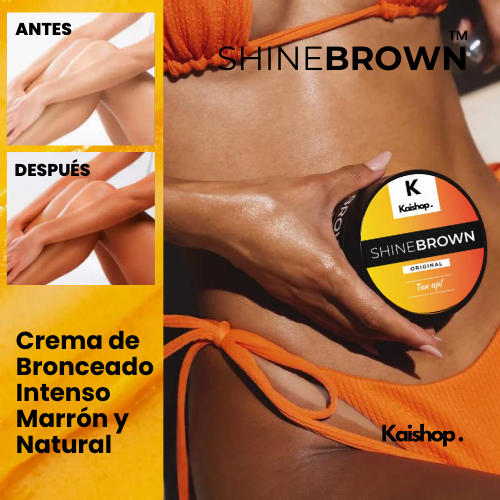 Crema de Bronceado Intensivo de Alta Calidad - SHINE BROWN™