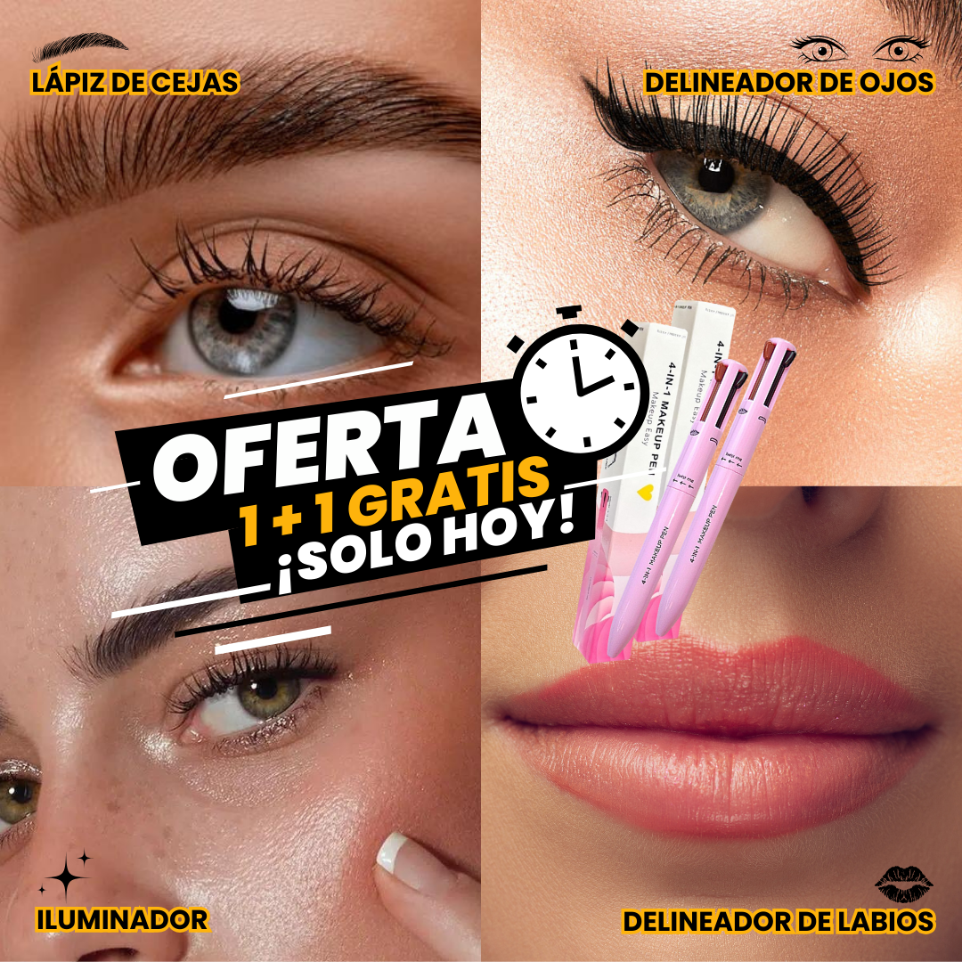 Lápiz de maquillaje multifunción 4 en 1 (1 + 1 GRATIS)