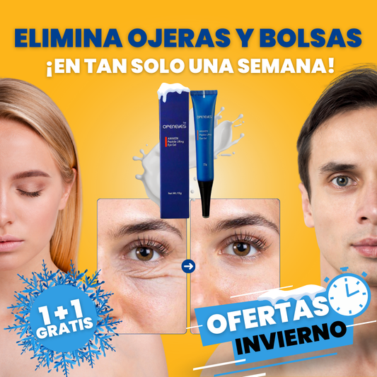 CREMA PARA OJERAS Y BOLSAS | 100% de efectividad | OpenEyes™