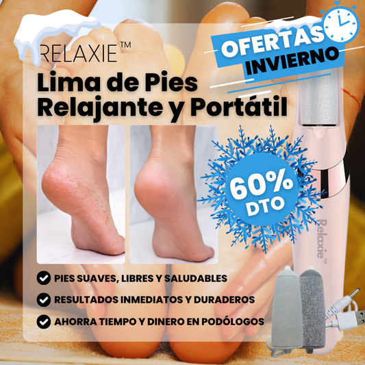 Lima de pies Relajante, Portátil y Eléctrica - Relaxie™