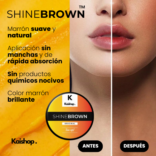 Crema de Bronceado Intensivo de Alta Calidad - SHINE BROWN™