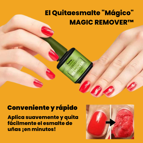 El Quitaesmalte "Mágico" para uñas Permanentes y Semipermanentes - Magic Remover