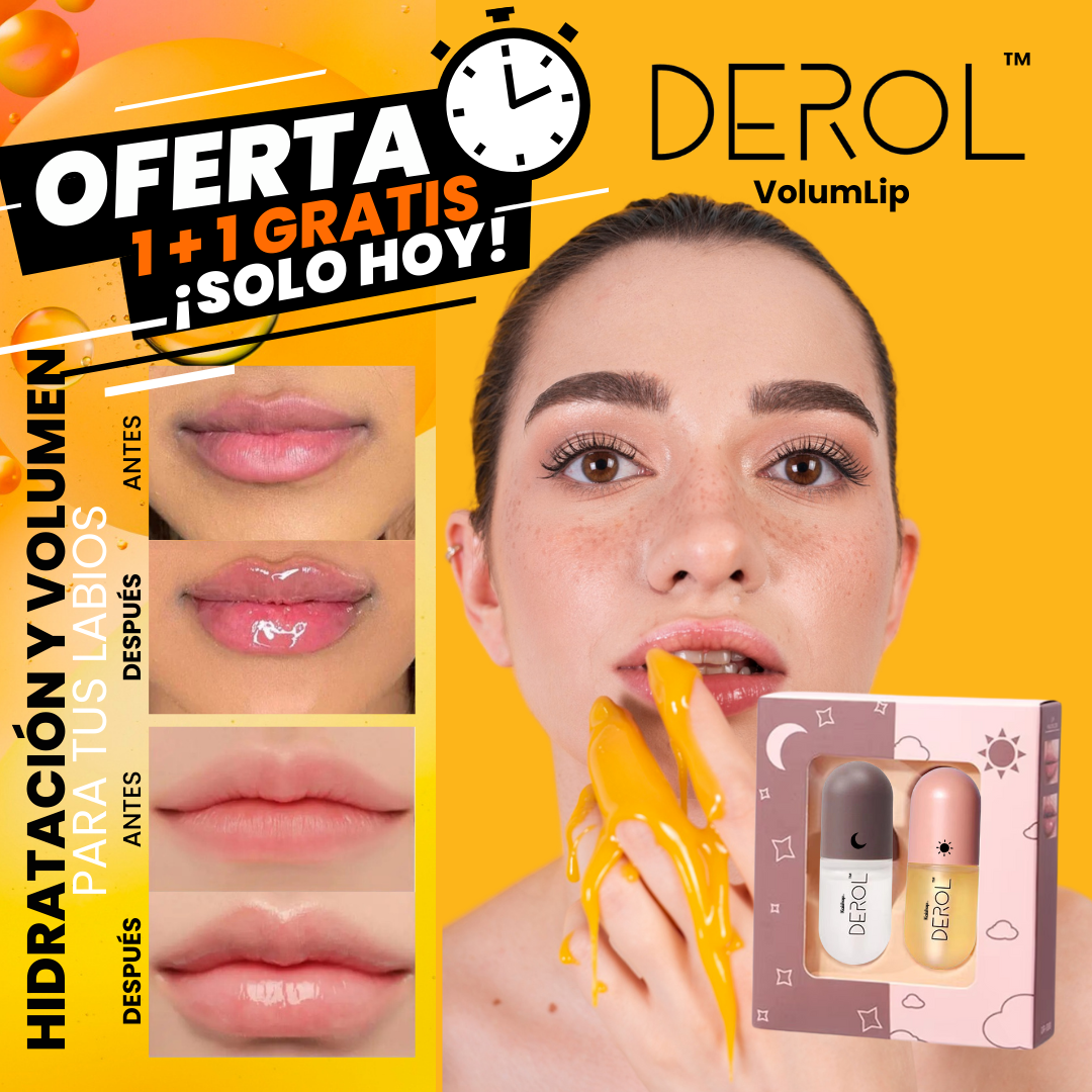 1+1 GRATIS | Voluminizador de Labios con Vitamina E - Derol™ Kit