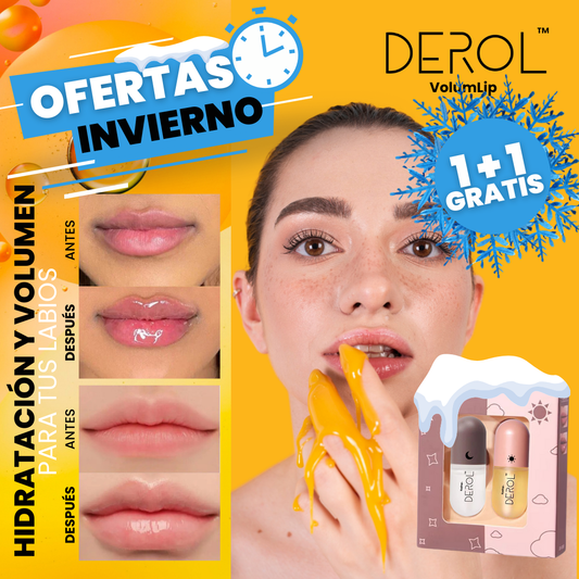 1+1 GRATIS | Voluminizador de Labios con Vitamina E - Derol™ Kit