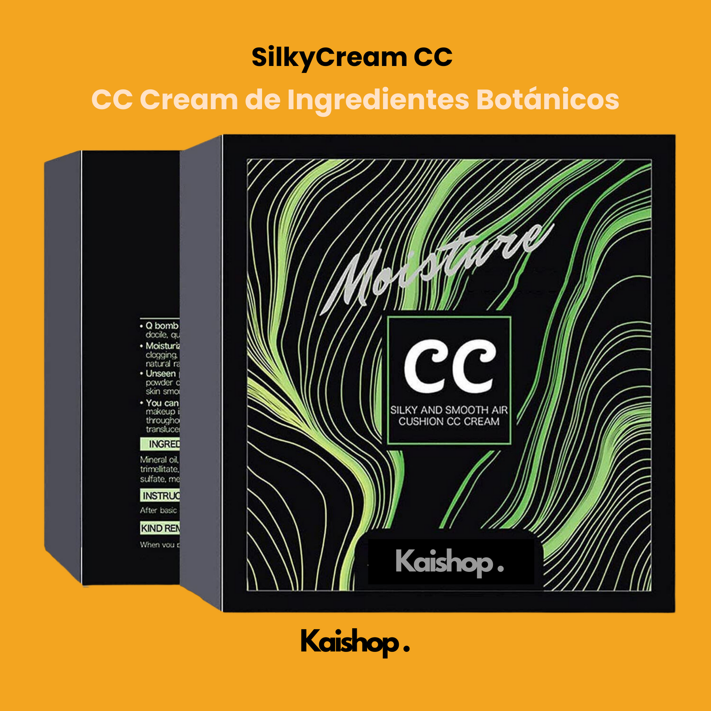 Base de maquillaje SilkyCream CC + Brocha de Regalo (1 + 1 GRATIS)
