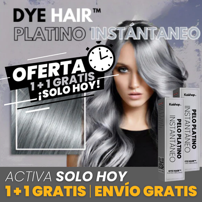 1 + 1 GRATIS | Tendencia🔥 Tinte Gris DyeHair™ | Alta Calidad sin Dañar el Cabello