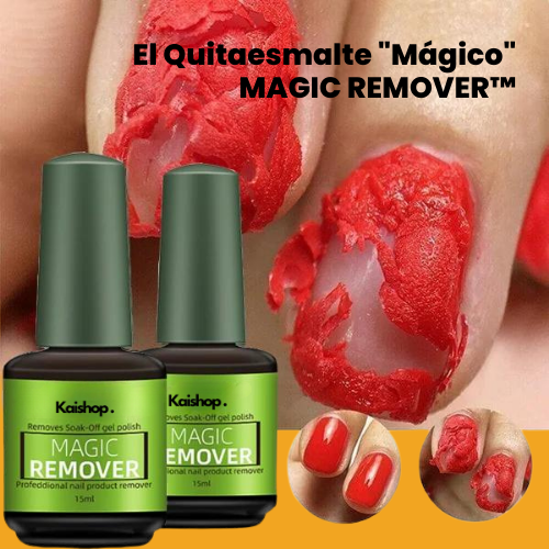 El Quitaesmalte "Mágico" para uñas Permanentes y Semipermanentes - Magic Remover