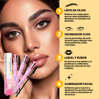 El Lápiz de maquillaje 4 en 1  más Vendido en España | 1 + 2 GRATIS