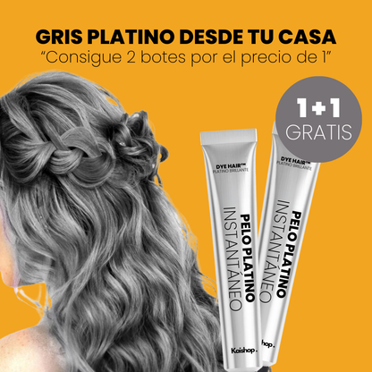 1 + 1 GRATIS | Tendencia🔥 Tinte Gris DyeHair™ | Alta Calidad sin Dañar el Cabello